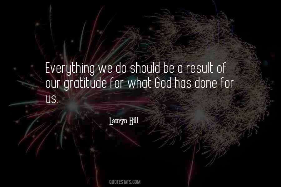 Quotes About What God Has Done For Us #1567257