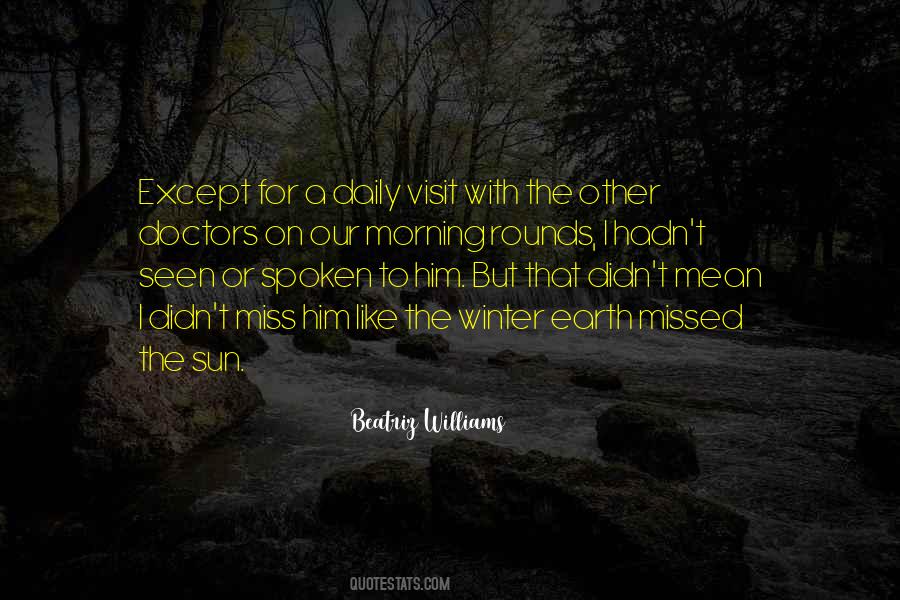 Morning With Him Quotes #1590897