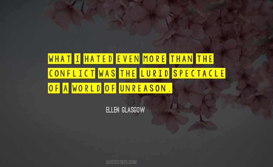 I Hate Conflict Quotes #1435429