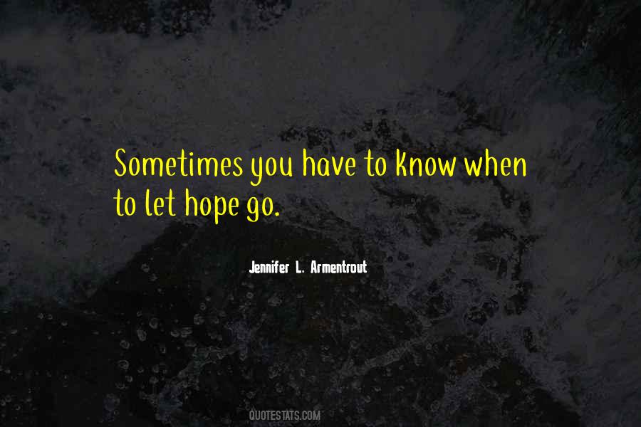 When You Let Go Quotes #830626