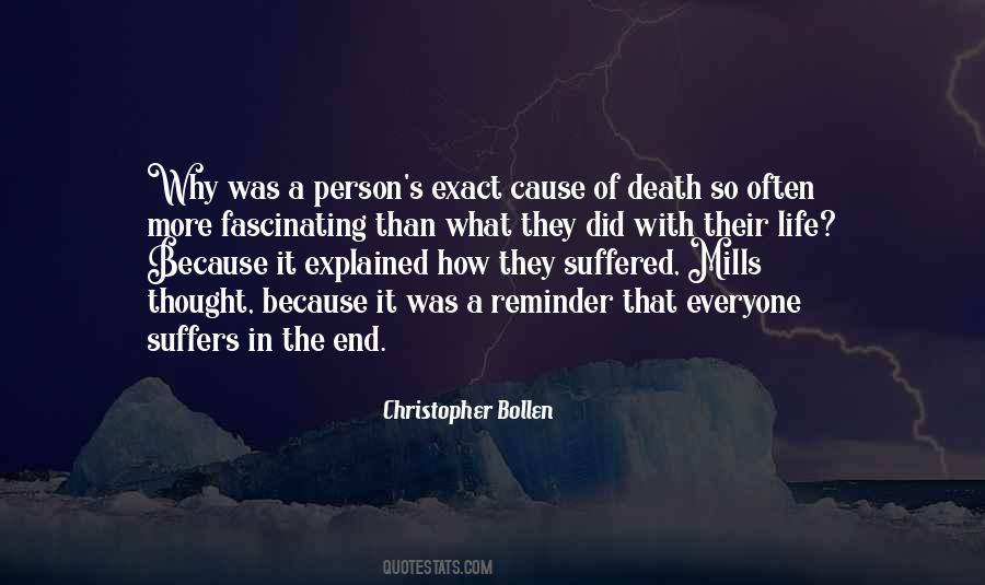 Death Of A Person Quotes #209818