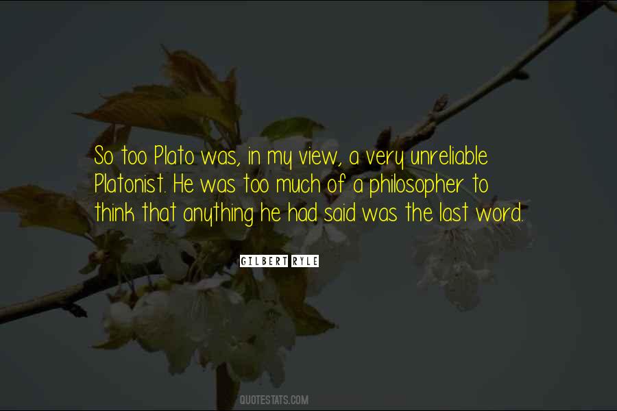 Too Much To Think Quotes #1246820