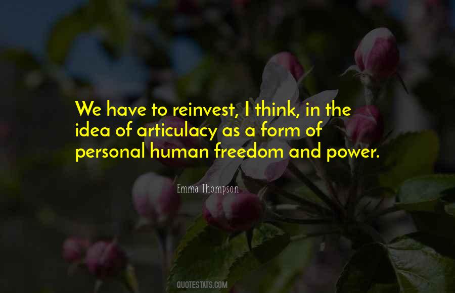 Quotes About Freedom And Power #1190675