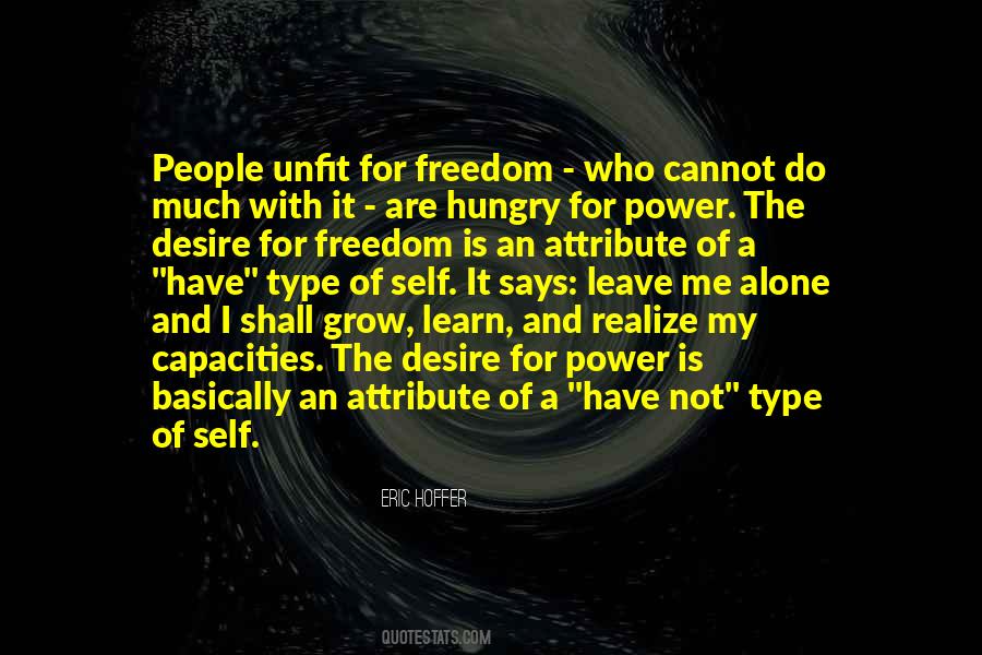 Quotes About Freedom And Power #804941