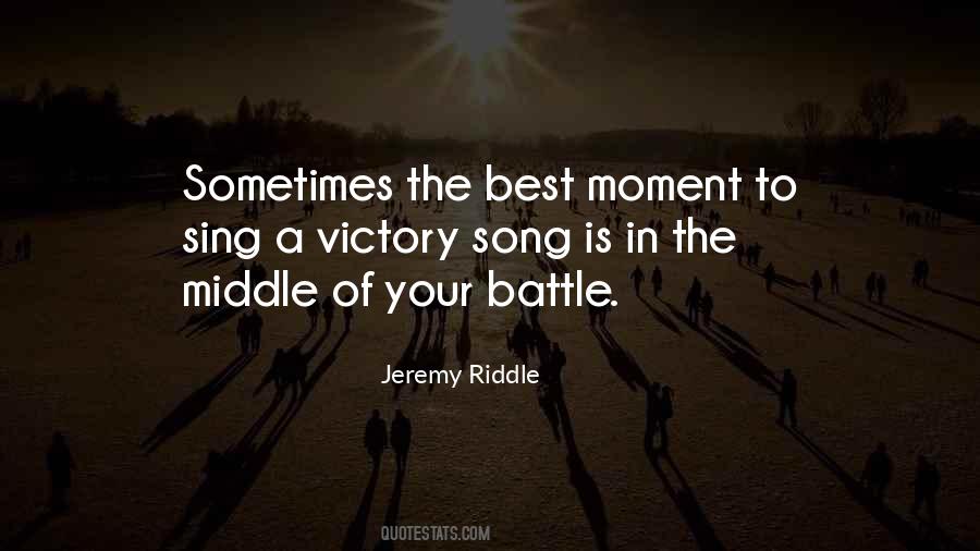 Quotes About The Moment Of Victory #213304