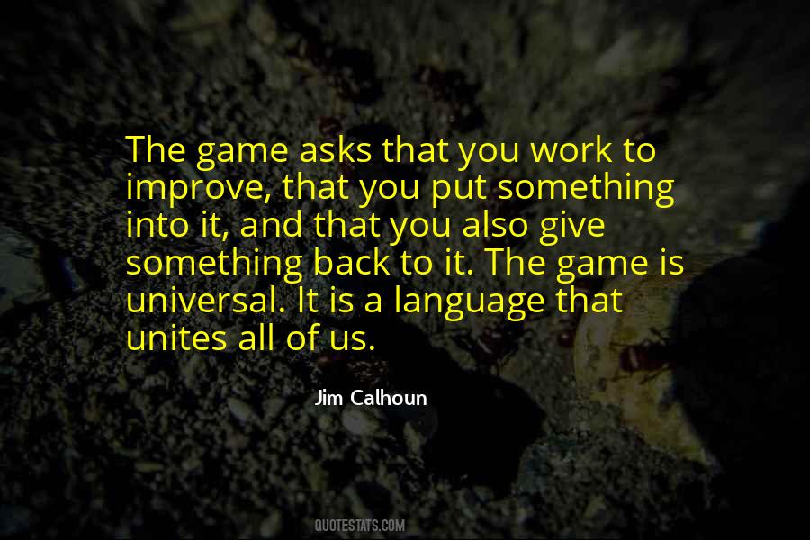 Improve Your Game Quotes #228391