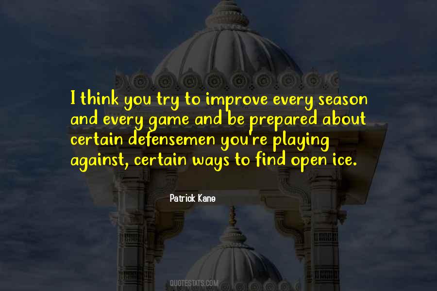 Improve Your Game Quotes #64759