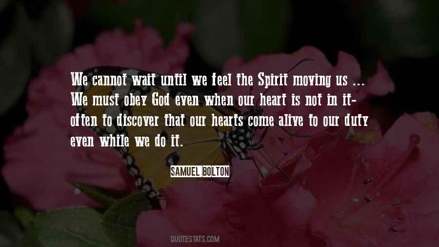 While We Wait Quotes #937499