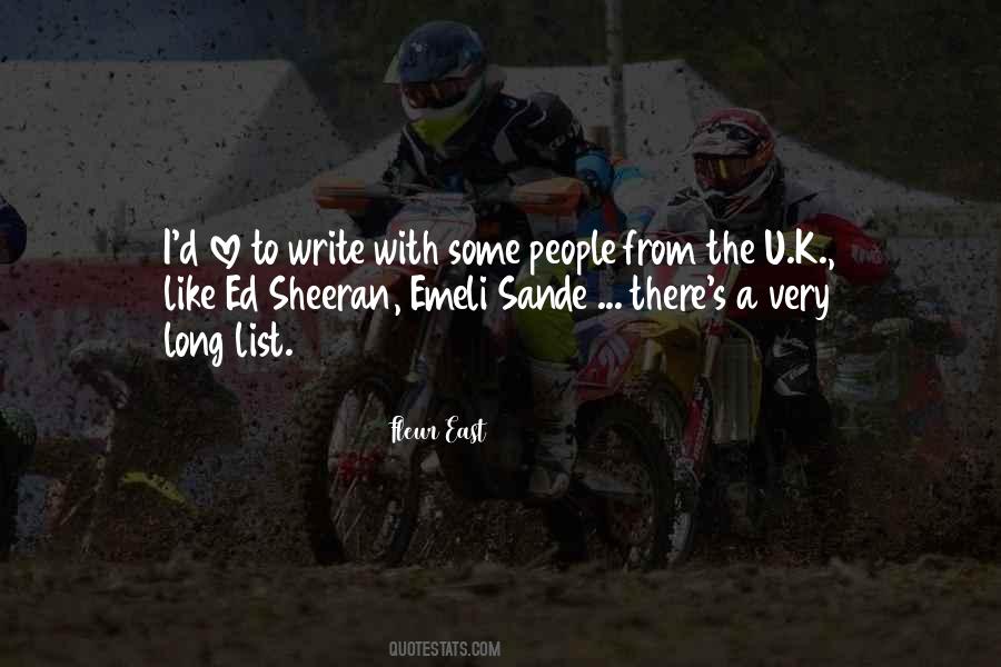 Write A List Quotes #435532