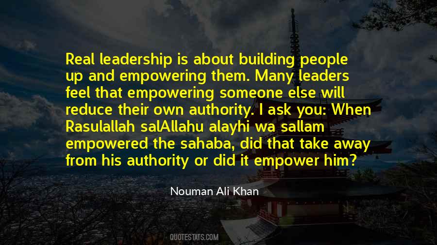 Building Leadership Quotes #1276747