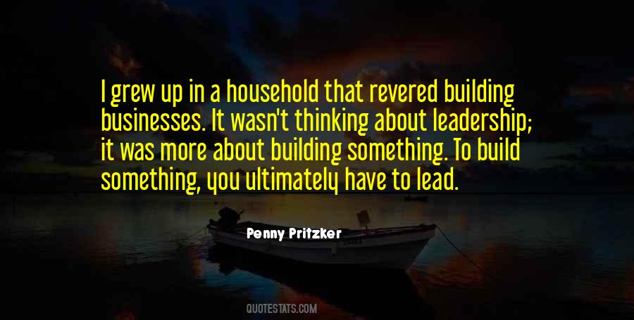 Building Leadership Quotes #245793