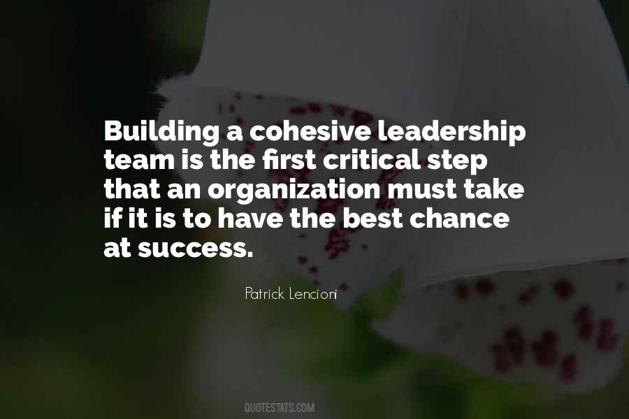 Building Leadership Quotes #396990