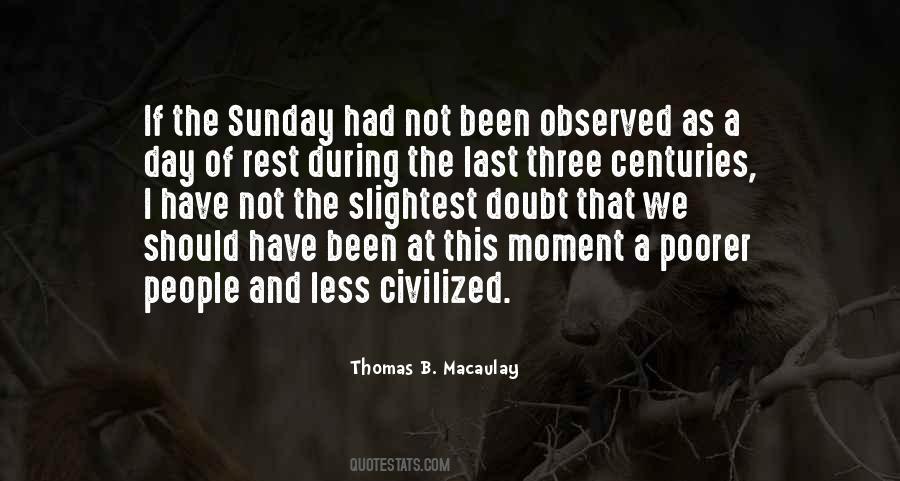Sunday Is A Day Of Rest Quotes #250807