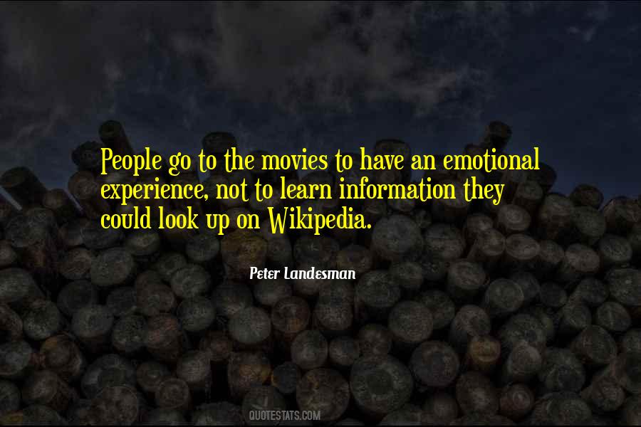 Go To The Movies Quotes #733413