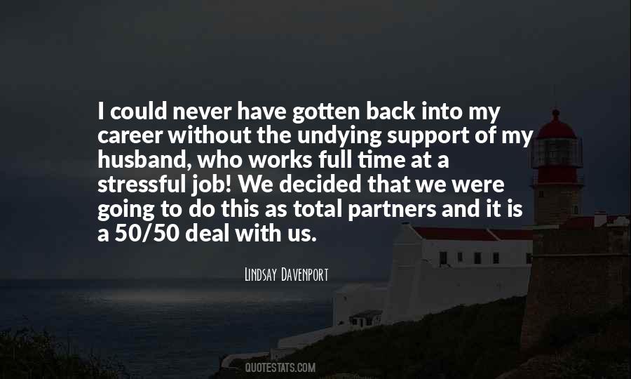 Having Your Partners Back Quotes #1208392
