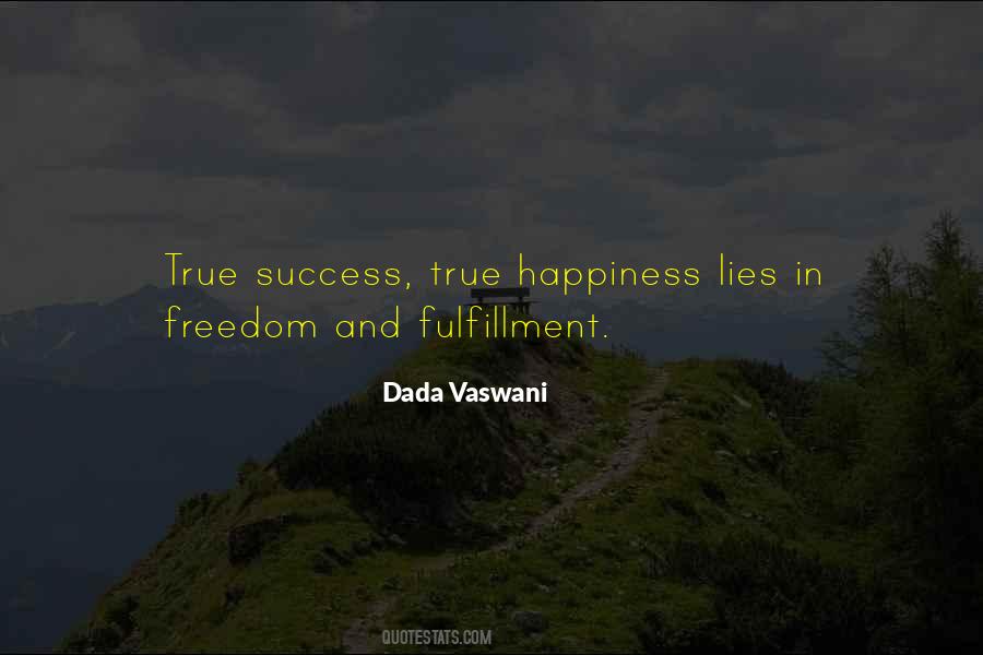 Success Vs Happiness Quotes #33745