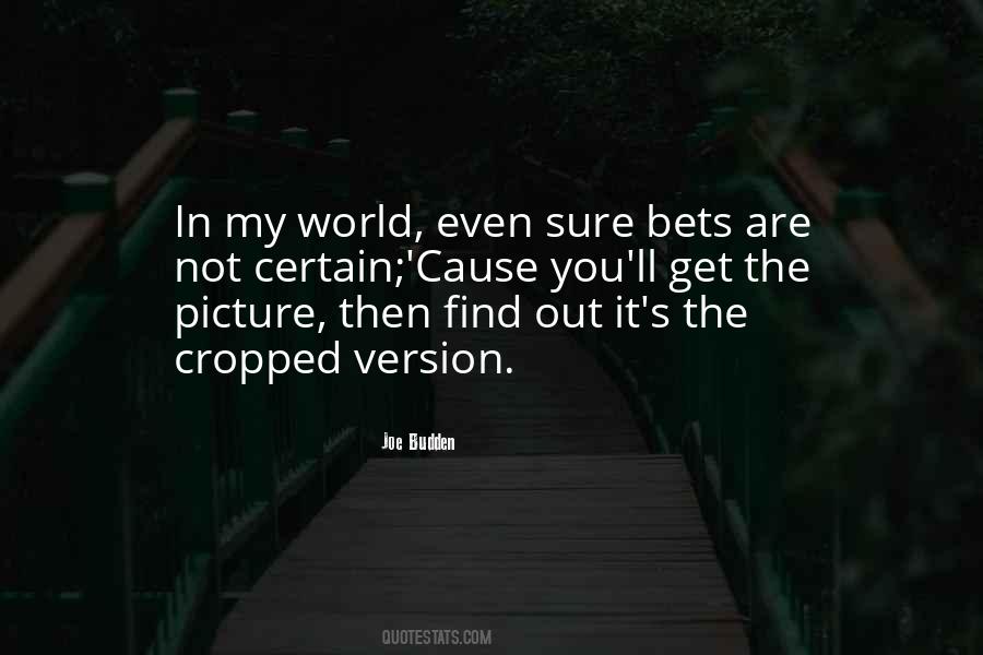 My Whole World In One Picture Quotes #48142