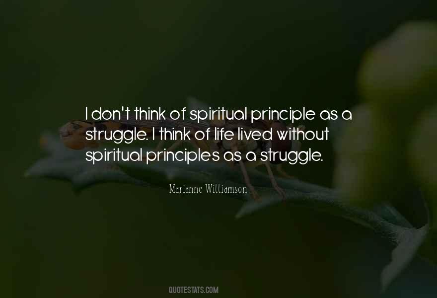 Spiritual Struggle Quotes #376196