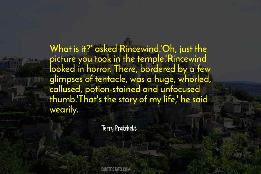 Oh The Horror Quotes #868784