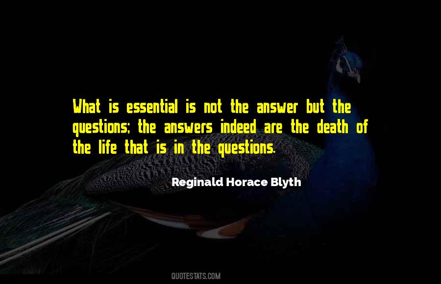 What Are The Essential Quotes #1824275