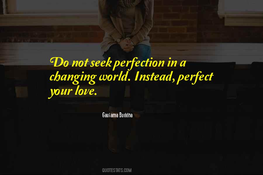 Seek Perfection Quotes #174794