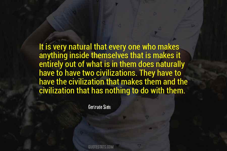 Quotes About The Civilization #599416
