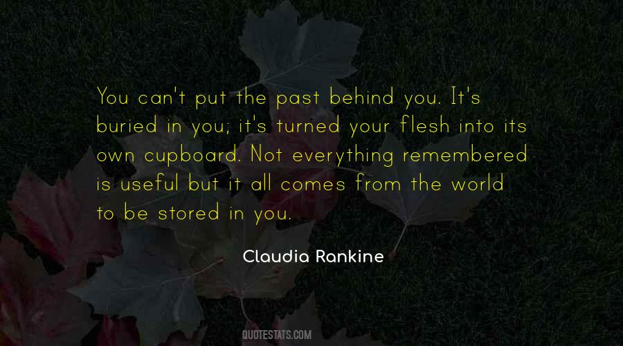 Past Is Behind You Quotes #520263