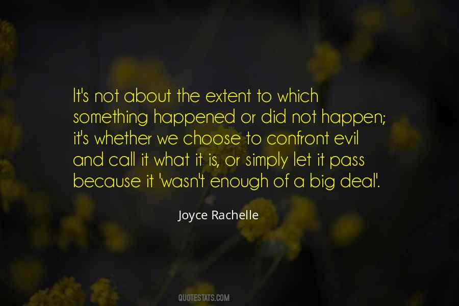 Something Big Is About To Happen Quotes #1824211