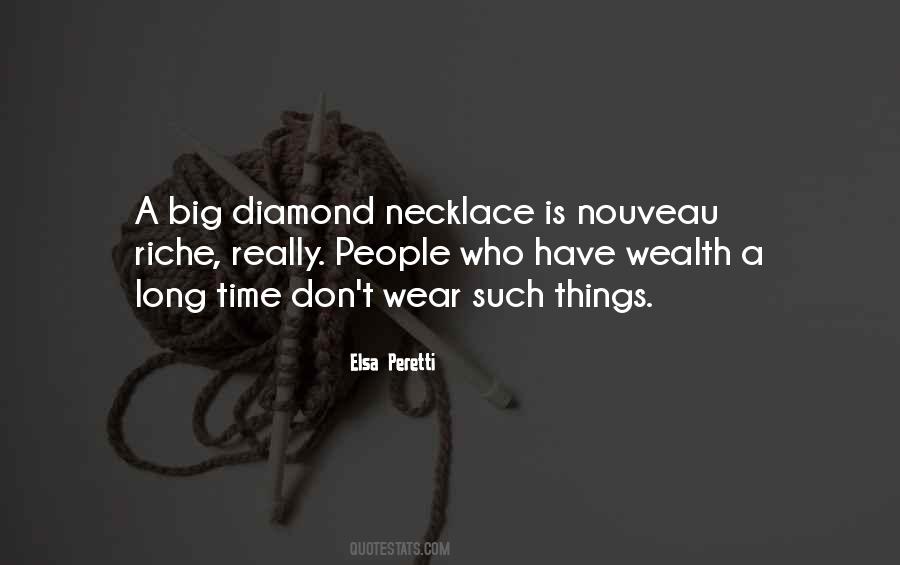 Diamond Necklace Quotes #1028309