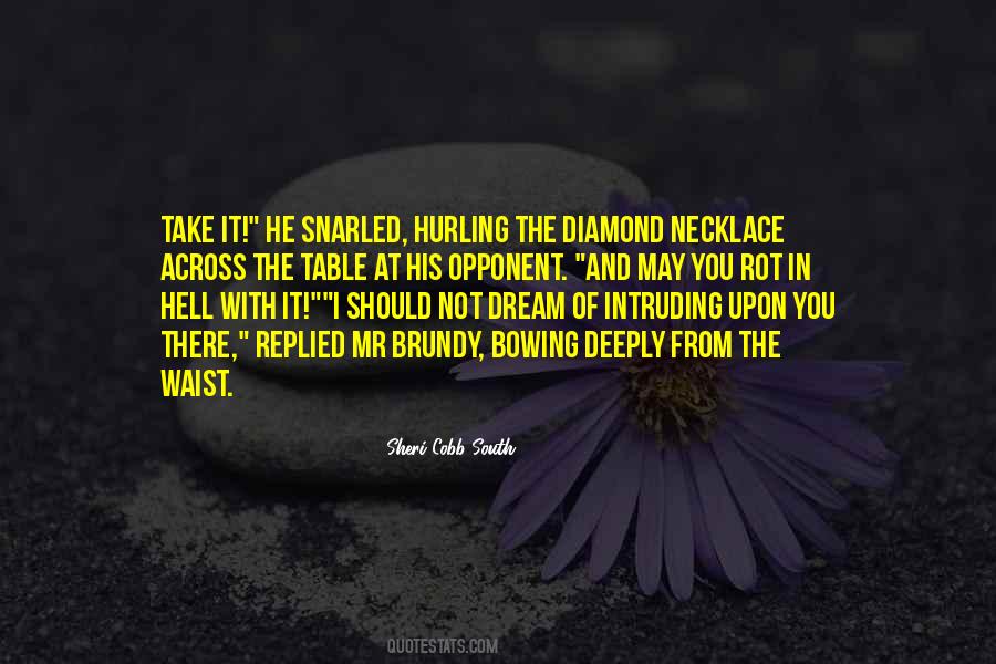 Diamond Necklace Quotes #1450850