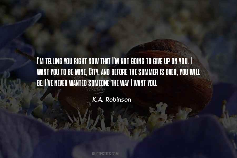 Will Never Give Up On You Quotes #1534733