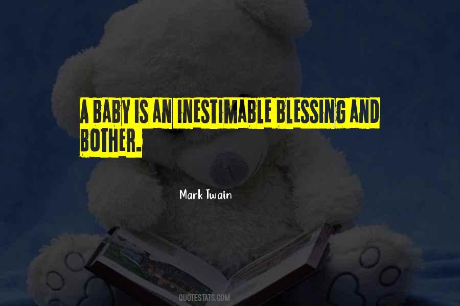 Baby As A Blessing Quotes #1339732