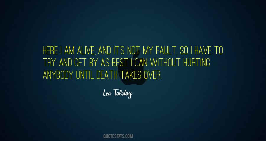 Tolstoy Death Quotes #1065403