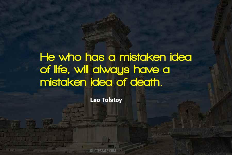 Tolstoy Death Quotes #129211
