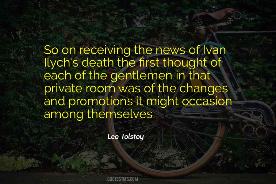 Tolstoy Death Quotes #1458279