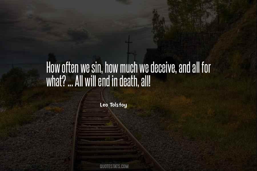 Tolstoy Death Quotes #15962