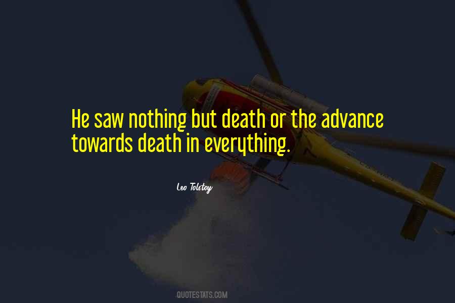 Tolstoy Death Quotes #282673