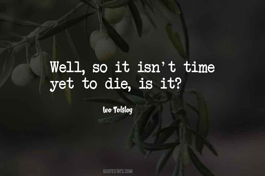 Tolstoy Death Quotes #394866