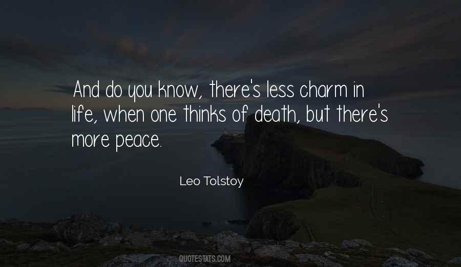 Tolstoy Death Quotes #394916