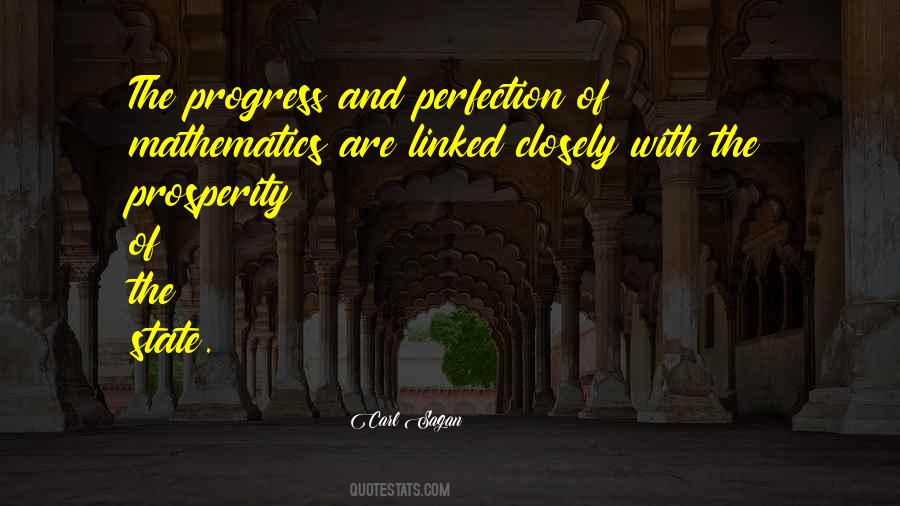 Progress And Perfection Quotes #533686