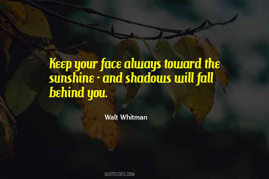Positive Sunshine Quotes #1490521