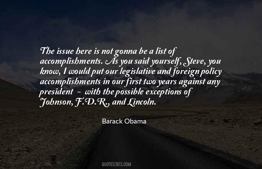 Lincoln President Quotes #1426113