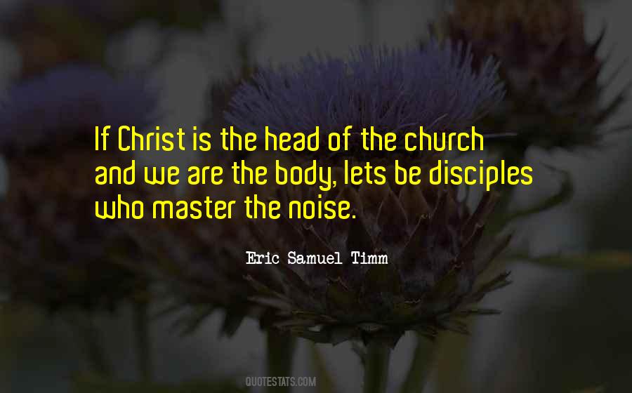 Be The Church Quotes #11442