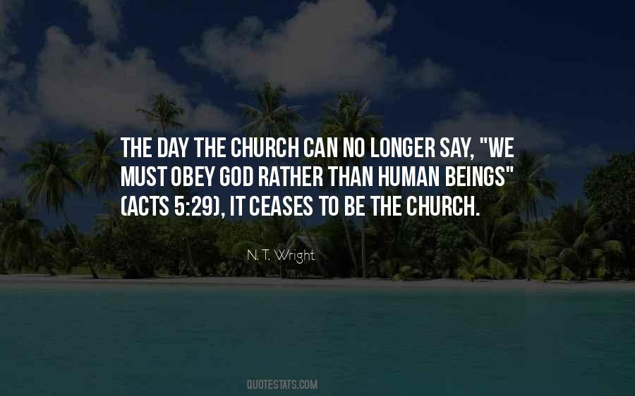 Be The Church Quotes #1780633