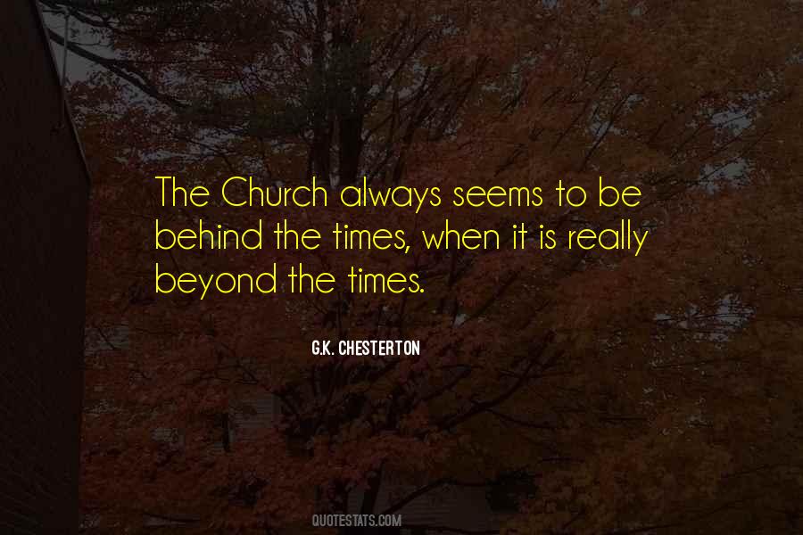 Be The Church Quotes #50594