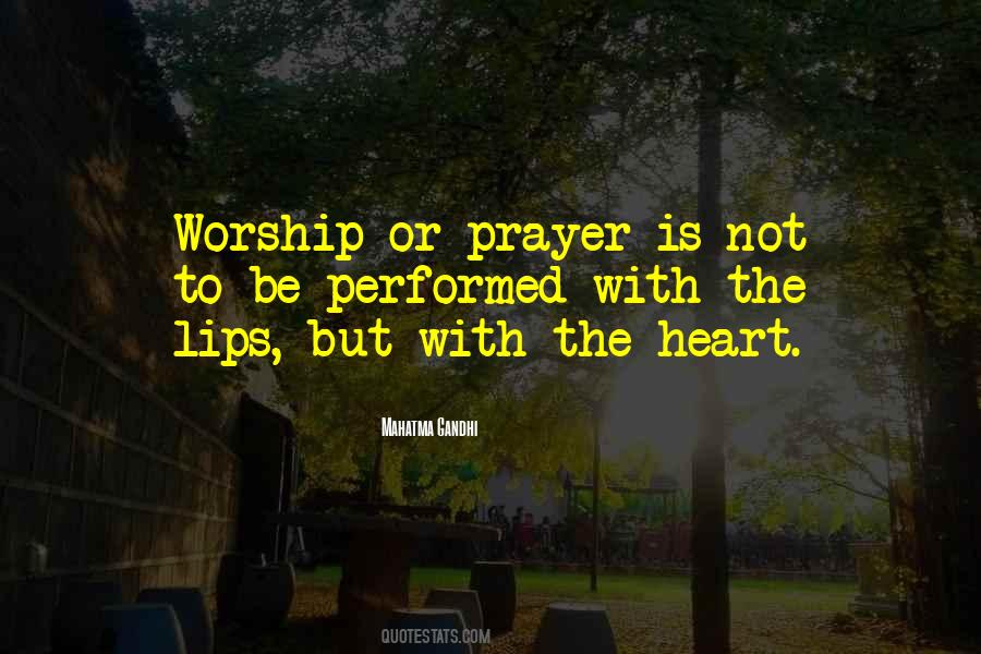 Worship Prayer Quotes #1291316