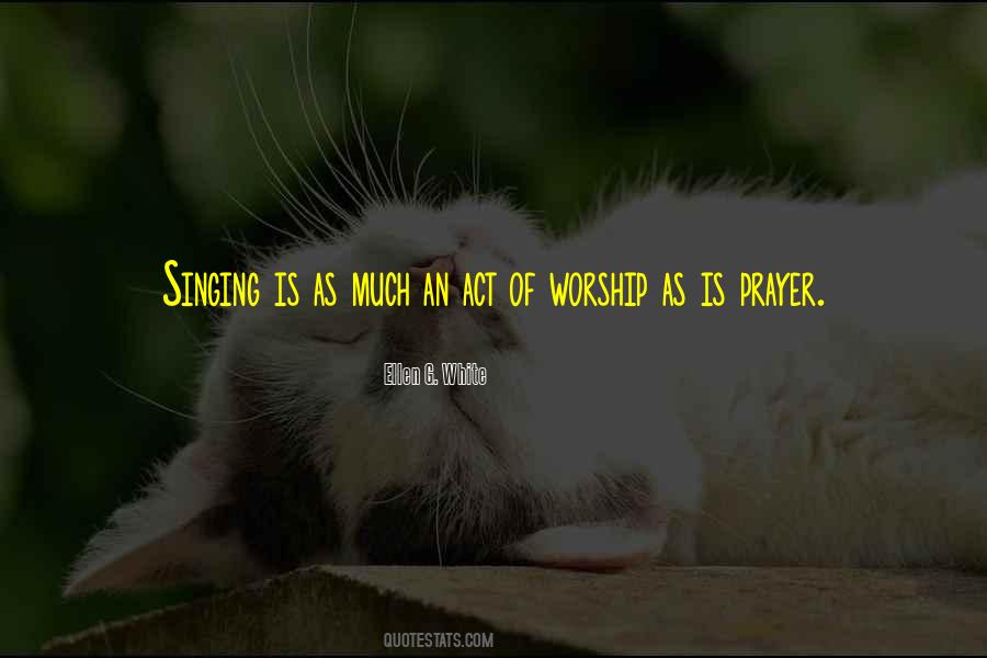 Worship Prayer Quotes #345794