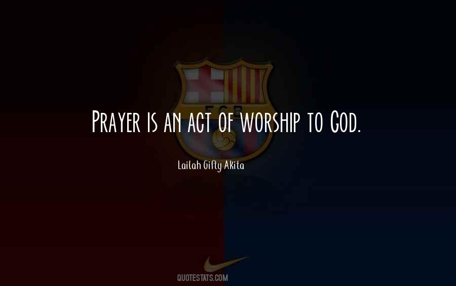Worship Prayer Quotes #696607
