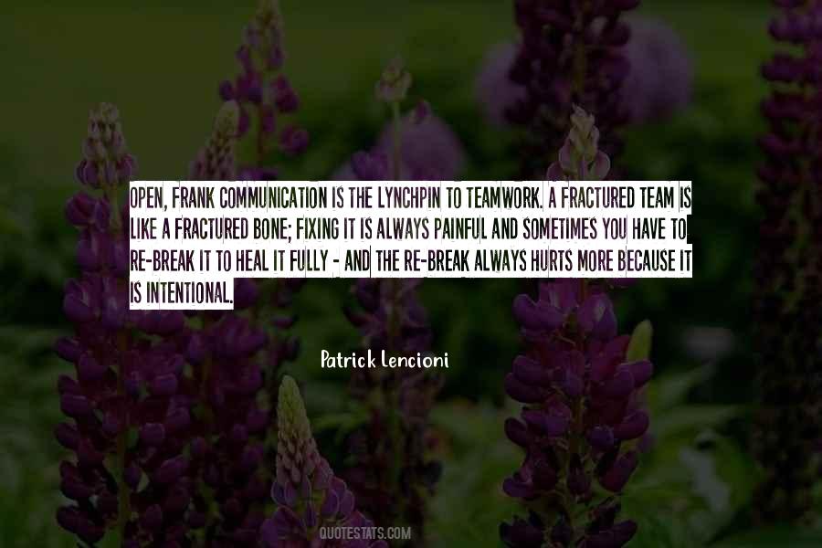 Communication In A Team Quotes #865229