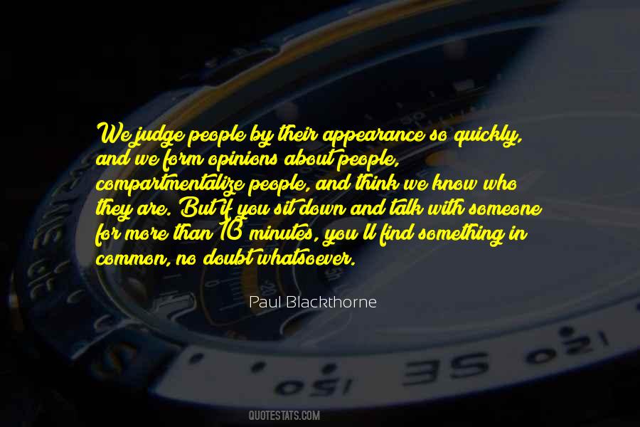 People Who Judge You Quotes #807018